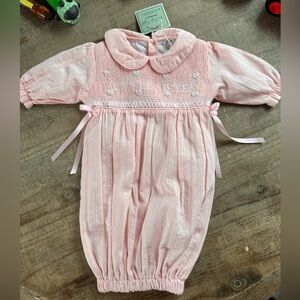 The Posh Piglet Little sister gown newborn